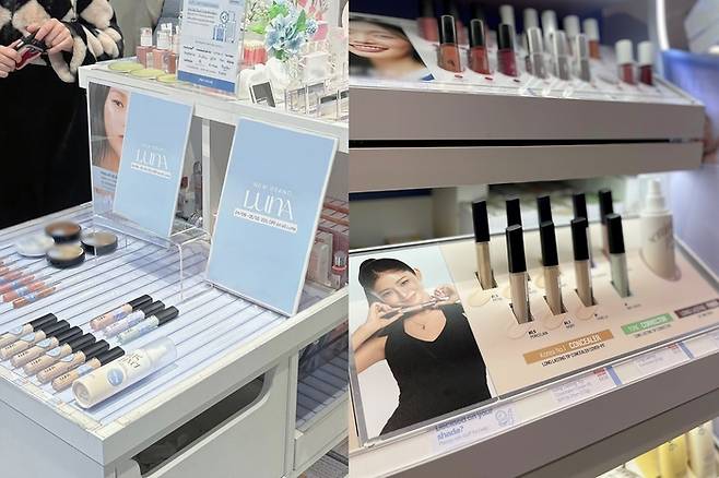 애경산업은 메이크업 브랜드 ‘루나’가 영국 내 대표 K뷰티 셀렉트숍인 ‘퓨어서울’ 온∙오프라인에 입점해 유럽 시장에 첫 발을 내디뎠다고 2일 밝혔다. [사진 = 애경산업 제공]