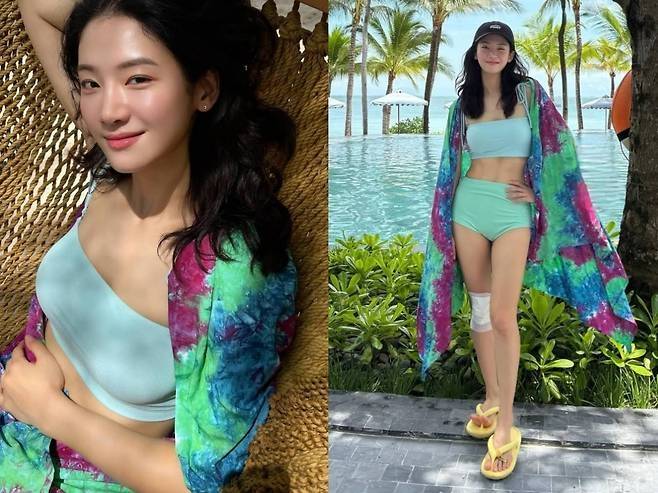 박주현이 푸꾸옥에서 청량한 비주얼로 근황을 전했다.사진=박주현 SNS