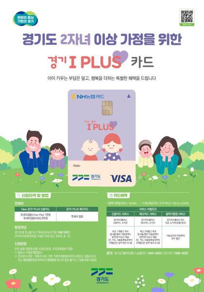 경기 아이플러스 카드 안내 포스터./사진제공=경기도