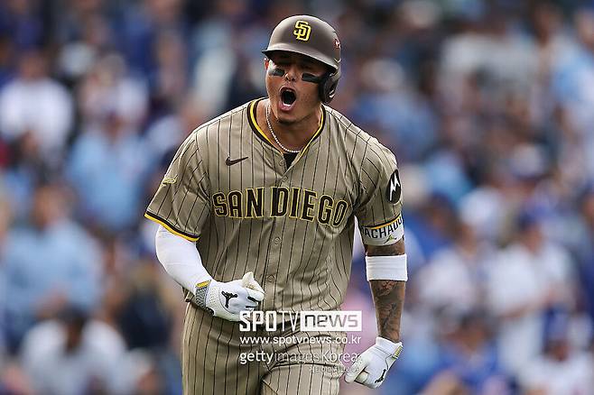 ▲ 1-0으로 앞선 5회 결정적인 투런포를 터뜨리며 팀을 승리로 이끈 매니 마차도