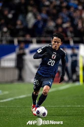 일본 대표팀 공격수 쿠보 타케후사. /AFPBBNews=뉴스1