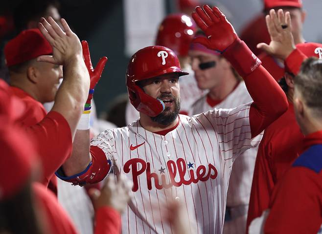 카일 슈와버는 56홈런을 쳐 오타니를 제치고 NL 홈런왕에 올랐다. Imagn Images연합뉴스