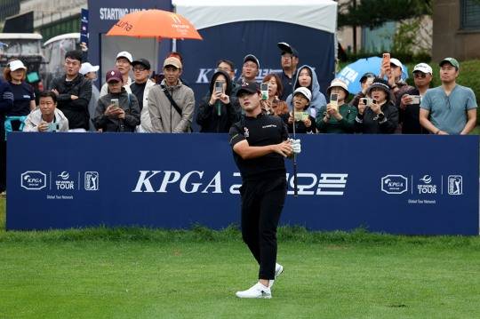 배용준의 3라운드 경기 모습. 사진[연합뉴스]