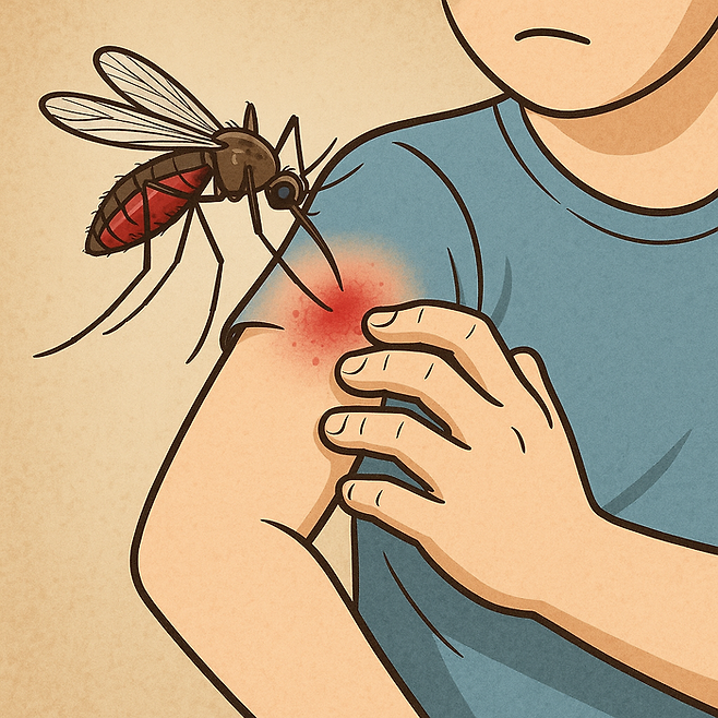 모기가 가장 많은 계절이 여름에서 가을로 변했다. 이번 추석에도 모기에 시달려야 할 것으로 보인다. [사진=챗GPT]