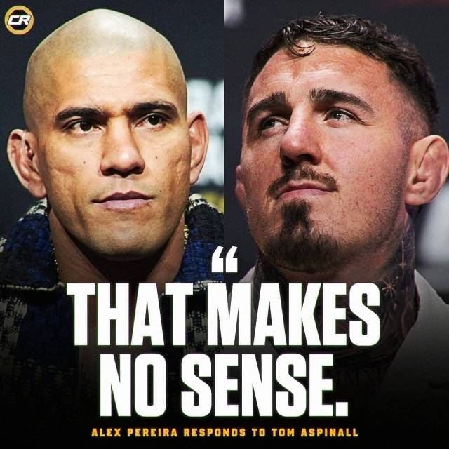 ‘헤비급 챔피언’ 톰 아스피날이 페레이라의 심기를 불편하게 하는 말을 꺼내고 말았다. 페레이라가 그동안 긴 연승을 할 수 있었던 건 그에게 유리한, 즉 쉬운 상대를 만났기 때문이라는 것이다. 페레이라는 이에 대해 “말도 안 되는 소리”라고 반박했다. 사진=챔피언십 라운드 SNS