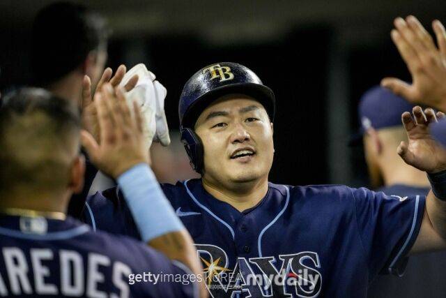 탬파베이 레이스 시절의 최지만./게티이미지코리아