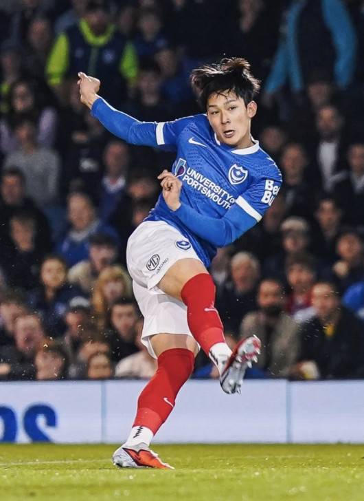 [사진] 양민혁 / 포츠머스 소셜 미디어 계정.