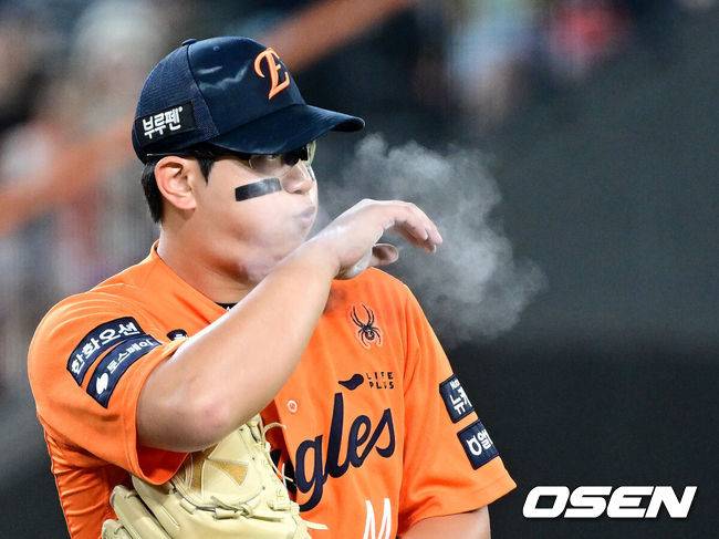 [OSEN=최규한 기자] 한화 김서현. 2025.07.25 / dreamer@osen.co.kr