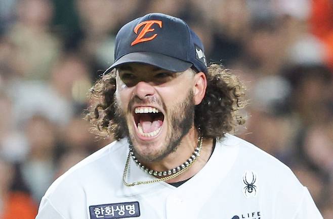 한화의 에이스 투수 코디 폰세. 올해 투수 4관왕을 차지했다. /뉴스1 DB