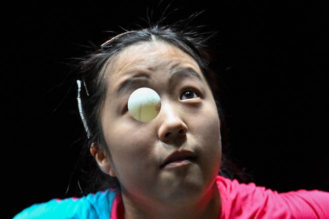 신유빈. 사진=AFP 연합뉴스