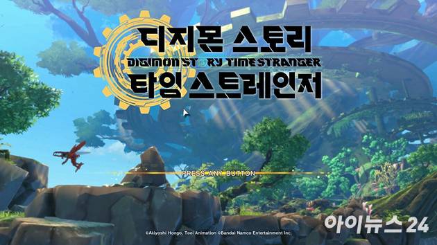 반다이남코 '디지몬 스토리 타임 스트레인저' 게임 플레이 화면. [사진=박정민 기자]