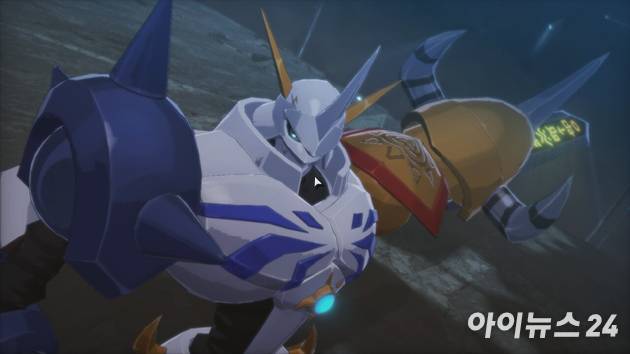 반다이남코 '디지몬 스토리 타임 스트레인저' 게임 플레이 화면. [사진=박정민 기자]