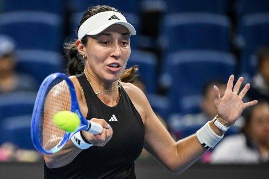 차이나오픈 8강전을 치르는 페굴라. 사진[AFP=연합뉴스]