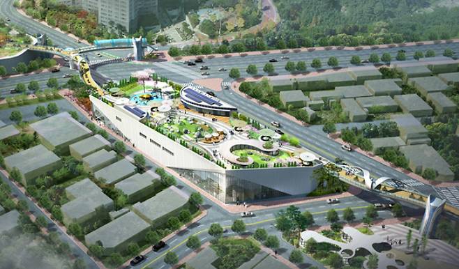 상생근린공원 국민체육센터 조감도. 포항시 제공