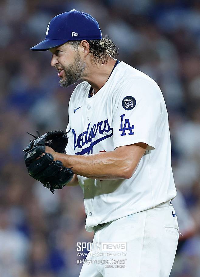 ▲ LA다저스 클레이튼 커쇼. 내셔널리그 디비전시리즈 로스터에 합류한다.