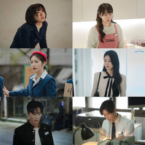 ▲ 4일 방송되는 '백번의 추억' 장면들. 청춘 3인의 7년 후 모습이 그려진다. 제공|SLL