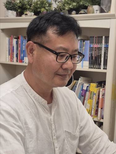 연합뉴스와 인터뷰 중인 류동익 박사 [윤근영 기자 촬영]