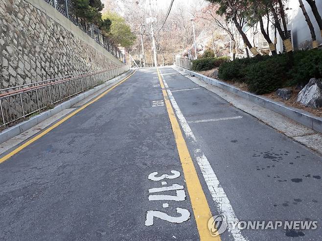 거주자우선주차구역 [연합뉴스 자료사진]