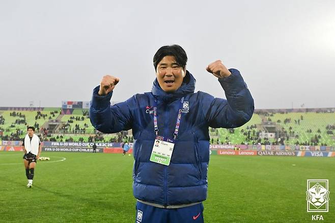 20세 이하 축구대표팀을 이끄는 이창원 감독. (대한축구협회 제공)