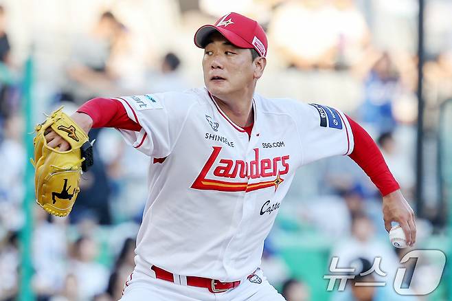 SSG 랜더스 투수 김광현. 2025.8.7/뉴스1 ⓒ News1 민경석 기자