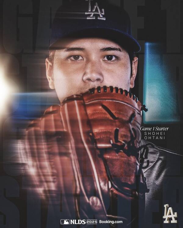 오타니 쇼헤이가 5일(한국시간) 펜실베니아주 필라델피아 시티즌스 뱅크 파크에서 열린 필라델피아 필리스와 디비전 시리즈 1차에서 5-3으로 승리했다. 사진 | LA다저스 공식 채널