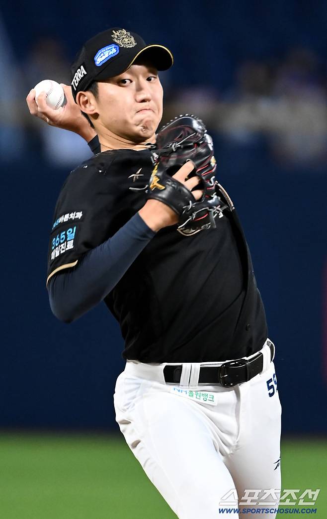 18일 창원NC파크에서 열린 삼성과 NC의 경기, NC 선발투수 구창모가 역투하고 있다. 창원=허상욱 기자wook@sportschosun.com/2025.09.18/