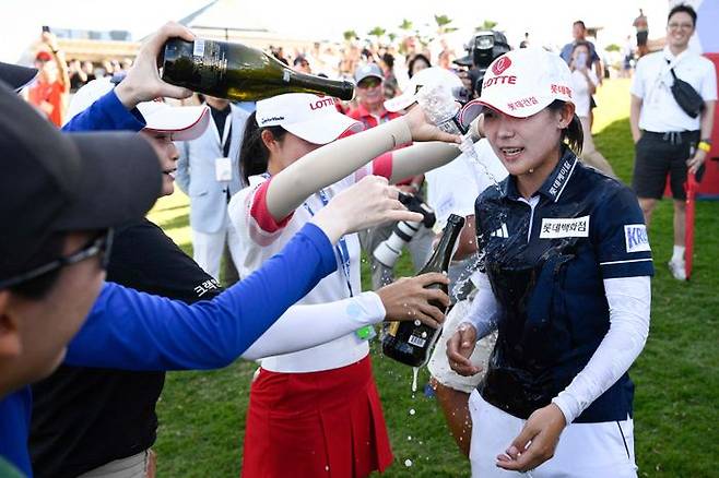 황유민. ⓒ AFP/연합뉴스