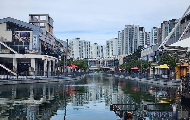 김포 수변 상업시설 라베니체 전경. 사진=오세성 한경닷컴 기자