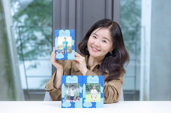 개그우먼 김효진씨. 한국컴패션 제공