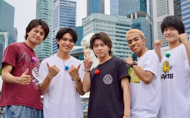 일본 5인조 남성 그룹 Aぇ! group. 공식 인스타그램 캡처
