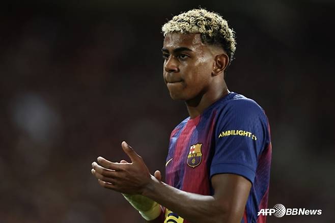 바르셀로나 공격수 라민 야말. /AFPBBNews=뉴스1