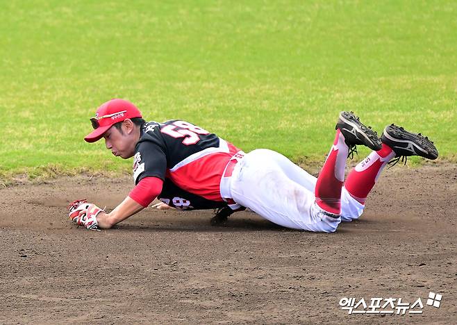 KIA 타이거즈가 5일 KBO에 베테랑 타자 서건창의 웨이버 공시를 요청했다. 사진 엑스포츠뉴스 DB