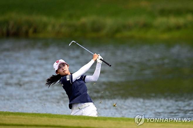 황유민의 최종 라운드 경기 모습 [게티이미지/AFP=연합뉴스]
