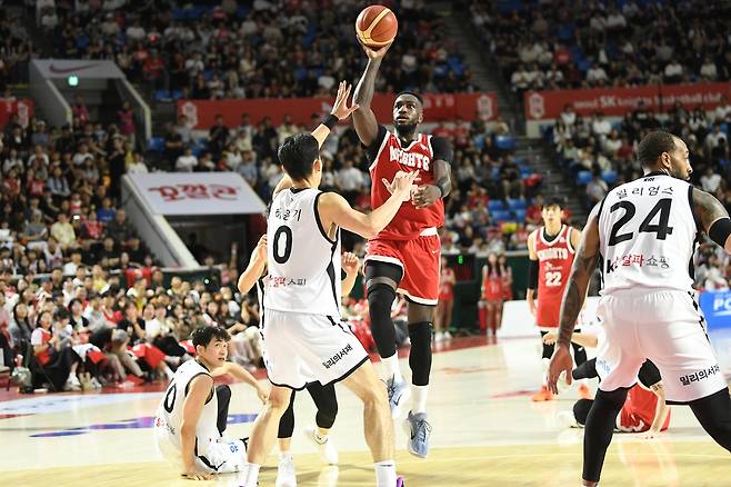 SK의 자밀 워니 [KBL 제공. 재판매 및 DB 금지]