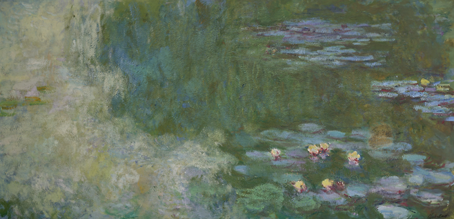 클로드 모네 '수련이 있는 연못'.