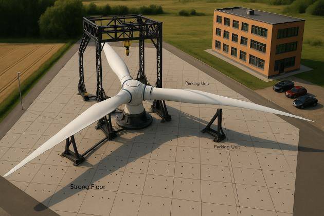 해상풍력 핵심부품 시험센터-피치요 베어링 센터 조감도