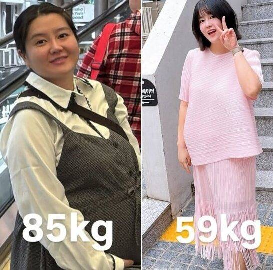 몰라보게 살을 뺀 이수민은 음료수를 끊은 것이 도움이 됐다고 말했다. 사진=이수민 SNS