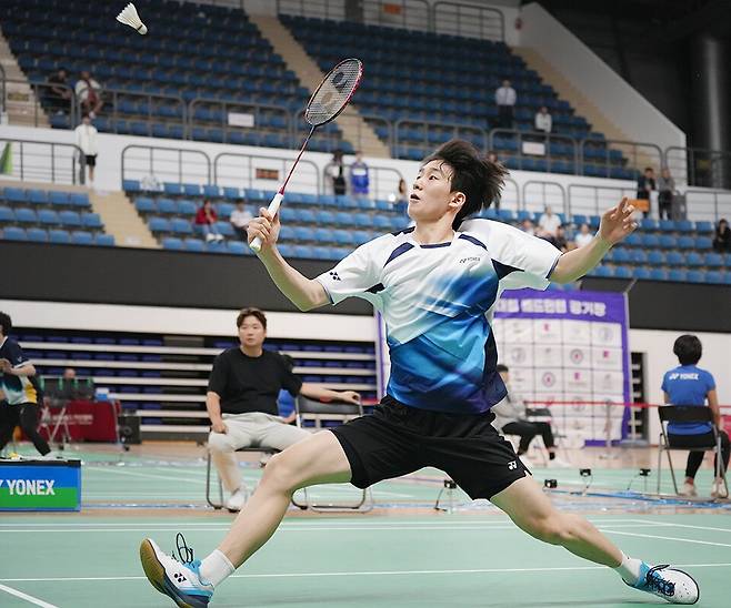 요넥스의 전국체전 2연패를 이끈 20세 신예 이선진. 채널에이 자료