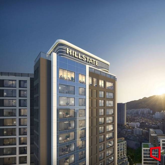 현대건설의 하이라이브 사업을 통해 개선한 외관 투시도. 현대건설