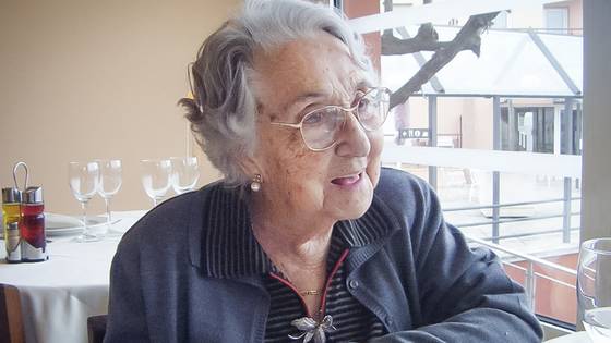 지난해 세계 최고령인 117세를 일기로 타계한 스페인의 마리아브라냐스 모레라 할머니. 사진 CNN 캡처