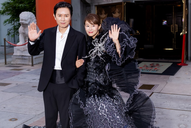 배우 김민종과 에지원. /에스브이컴