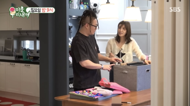 가수 윤민수와 이혼 후 동거 중인 전처 김민지 씨가 '미우새' 출연을 예고했다./SBS '미운 우리 새끼'