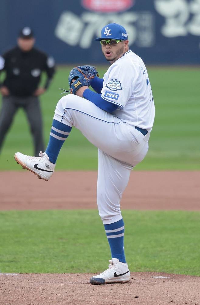 ▲ 아리엘 후라도 ⓒ삼성 라이온즈