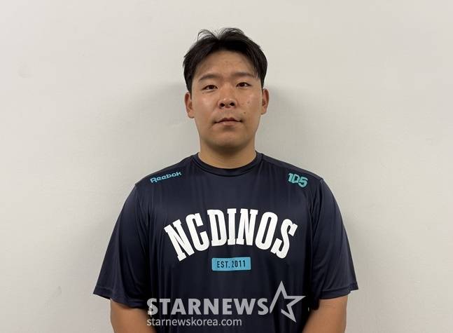 NC 김정호가 스타뉴스와 인터뷰를 하고 있다. /사진=양정웅 기자