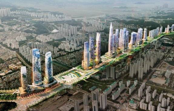 안산선 초지역~중앙역 지하화 통합개발 선도 사업 조감도. 안산시 제공