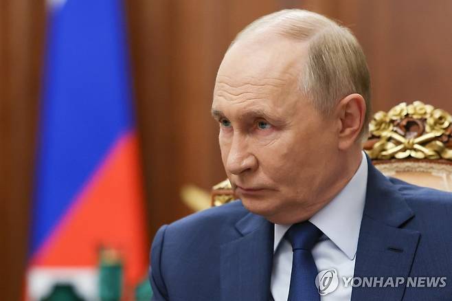 블라디미르 푸틴 러시아 대통령 [AP 연합뉴스 자료사진. 재판매 및 DB 금지]
