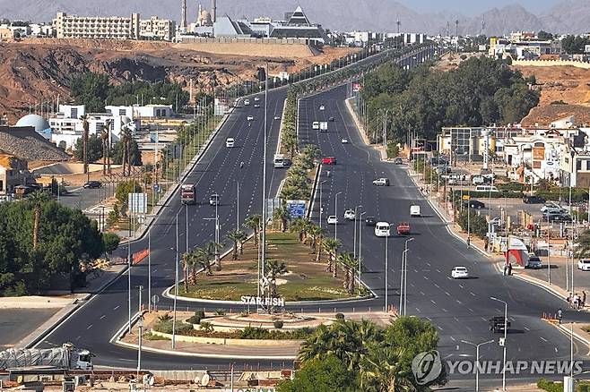이스라엘과 하마스가 간접 협상을 벌이는 이집트 샤름 엘셰이크 [AP 연합뉴스]