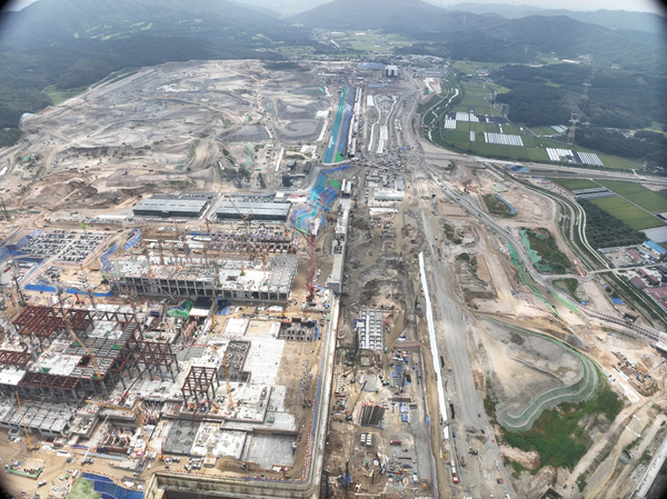 9월 용인 반도체 클러스터 공사 현장. /용인 일반산업단지(주) 홈페이지 캡처