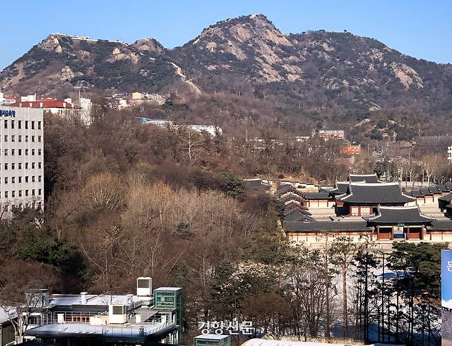 경희궁의 겨울.