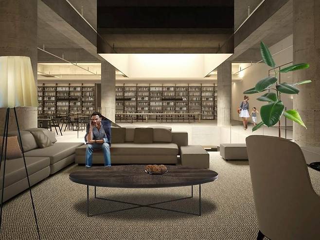 나인원 한남 북카페 이미지 [디에스한남 제공]